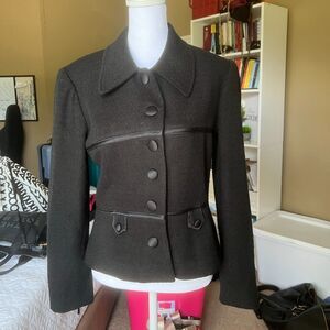 VINTAGE Neiman Marcus Exclusive Acrylic Wool Women’s Blazer Size 4